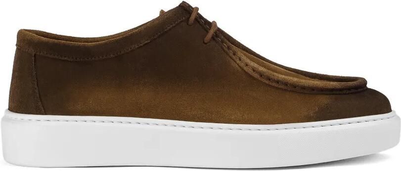 Doucal's Snuff suède veterschoenen Bruin