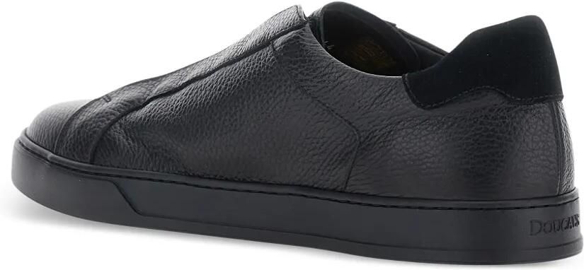 Doucal's Spencer sneakers van bewerkt leer Zwart - Foto 3
