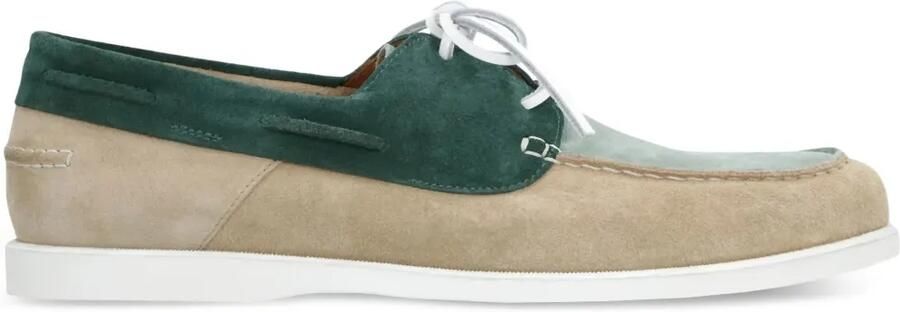 Doucal's Suède brogues met vlakken Beige