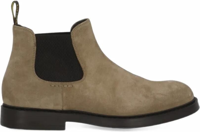 Doucal's suede Chelsea boots Beige