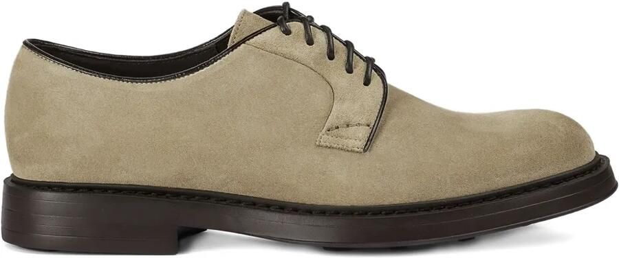 Doucal's Suède derby schoenen Beige