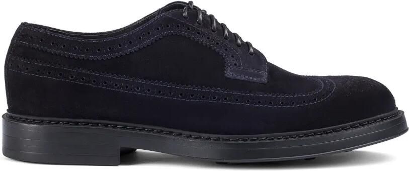 Doucal's Suède derby schoenen Blauw