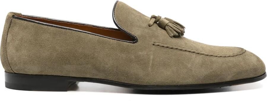 Doucal's Suède derby schoenen Groen