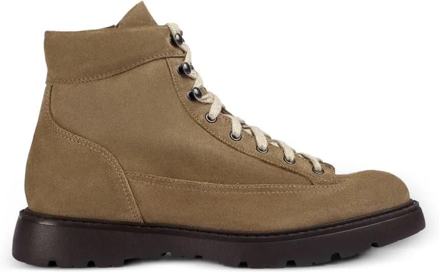 Doucal's Suède enkellaarzen met veters Beige