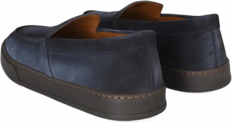 Doucal's suede-finish slip-on trainers Blauw - Foto 5
