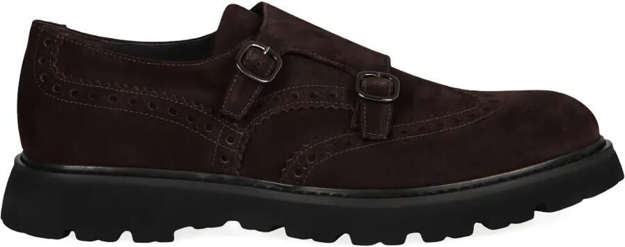 Doucal's Suède gespschoenen Bruin