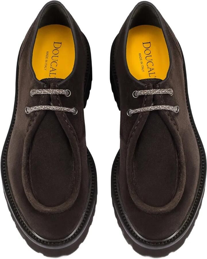 Doucal's Suède derby schoenen Bruin - Foto 3