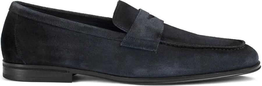 Doucal's Penny suède loafers Blauw