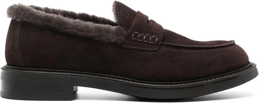 Doucal's Suède loafers Bruin