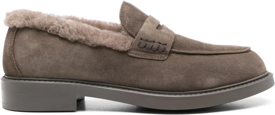 Doucal's Suède loafers Bruin