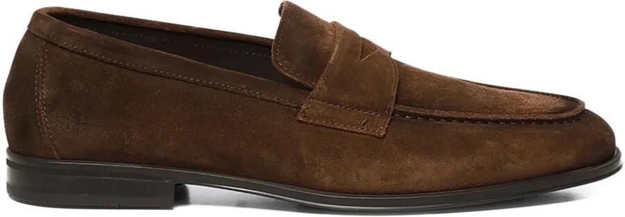 Doucal's Suède loafers Bruin