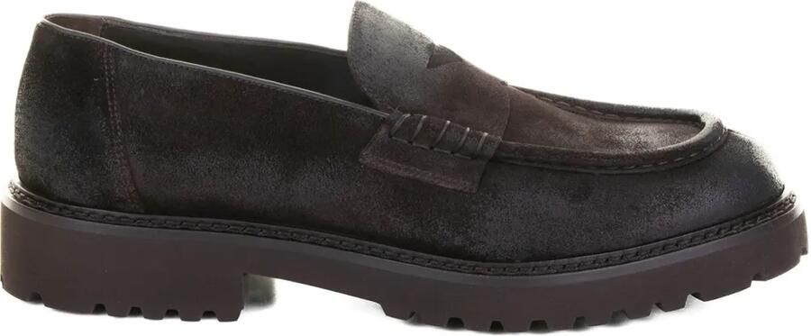 Doucal's Suède loafers Bruin