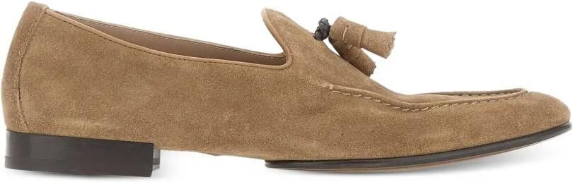 Doucal's Suède loafers Bruin