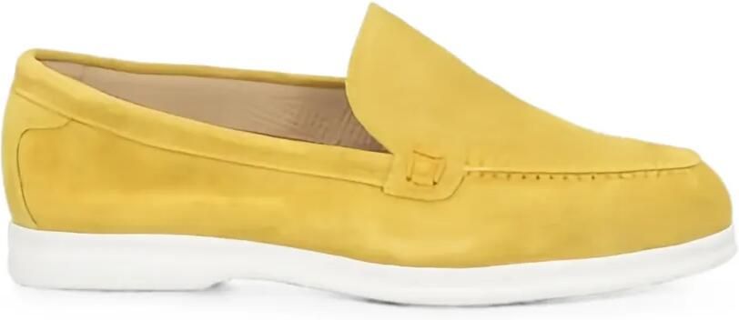 Doucal's Suède loafers Geel