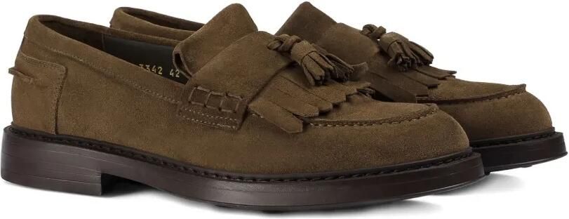Doucal's Suède loafers Groen