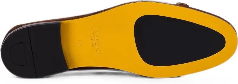 Doucal's Suède loafers met dubbele gesp Bruin - Foto 4