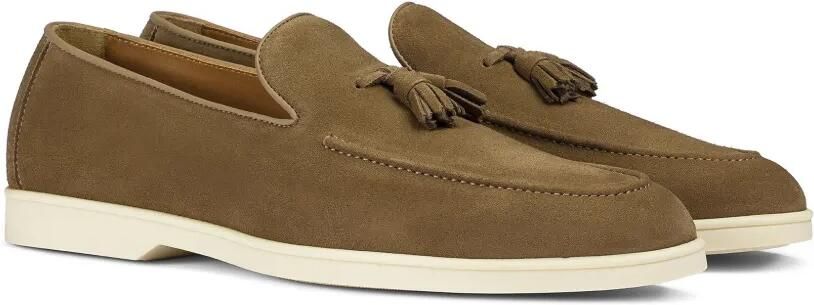 Doucal's Suède loafers met kwastjes Bruin - Foto 3