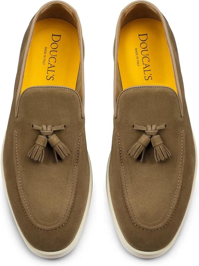 Doucal's Suède loafers met kwastjes Bruin - Foto 2