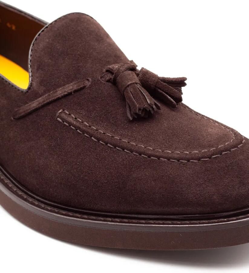 Doucal's Suède loafers met kwastjes Bruin - Foto 2