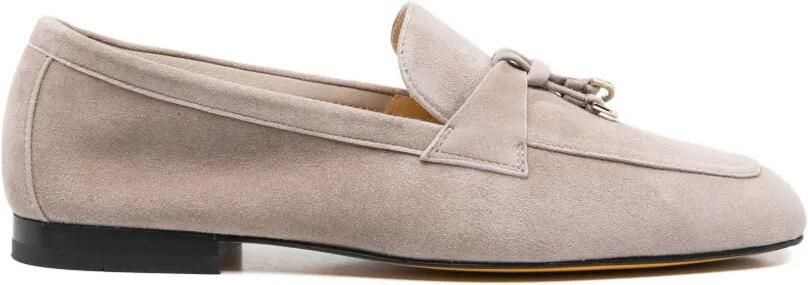 Doucal's Suède loafers met kwastjes Grijs