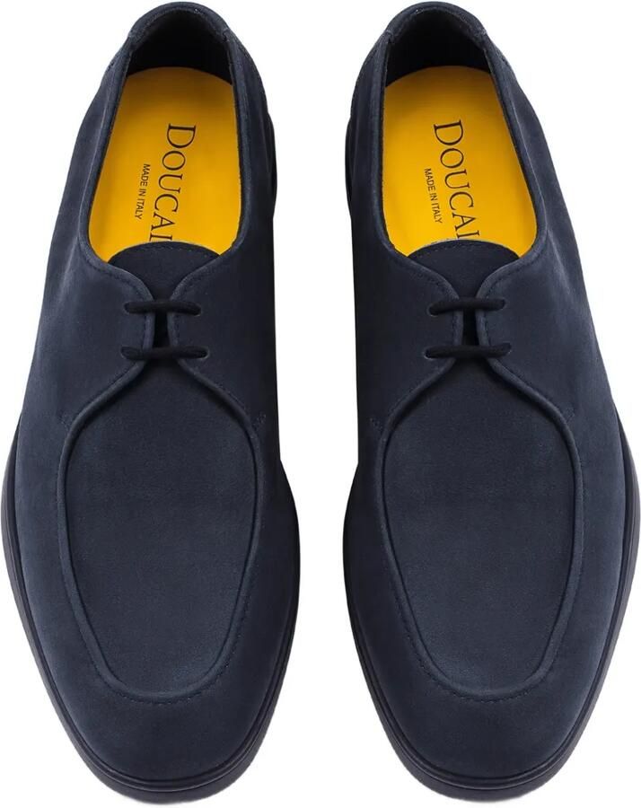 Doucal's Suède loafers met schort detail Blauw - Foto 2