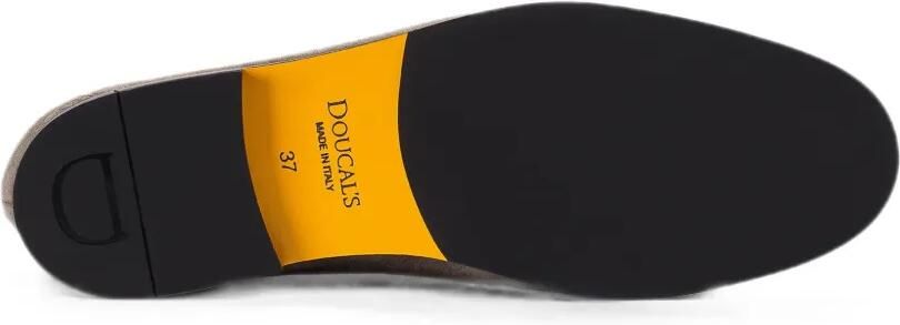 Doucal's Suède loafers met studs Bruin - Foto 4