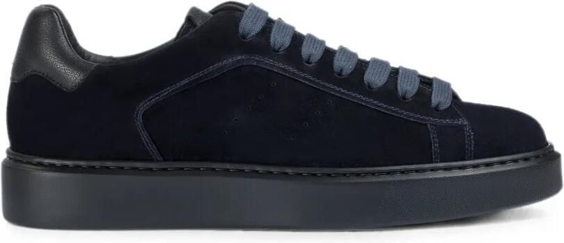 Doucal's Suède low-top sneakers Blauw