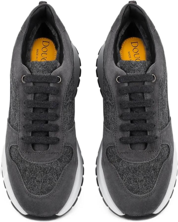 Doucal's Sneakers met suède vlakken Grijs - Foto 2