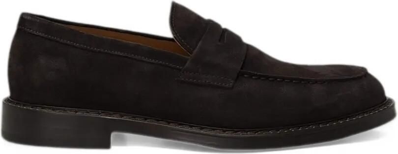 Doucal's suede penny loafers Bruin