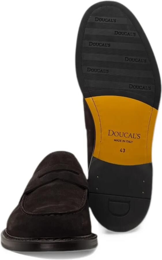 Doucal's suede penny loafers Bruin - Foto 2