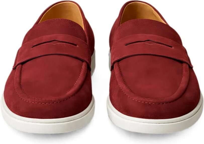 Doucal's Suède penny loafers Rood - Foto 2