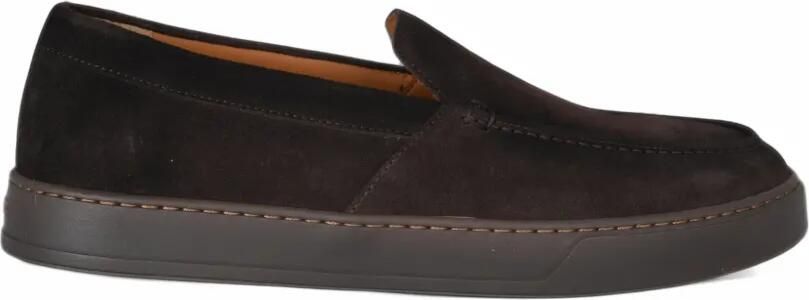 Doucal's suede slip-on trainers Bruin