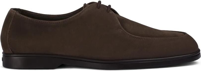 Doucal's Suède veterschoenen Bruin
