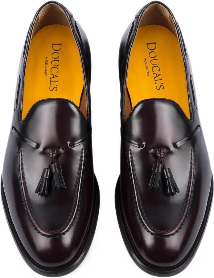 Doucal's tassel-detail leather loafers Rood - Foto 2