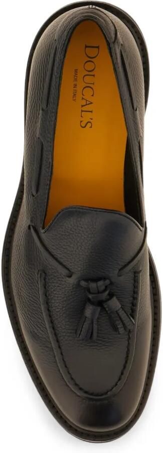 Doucal's Loafers met textuur en kwastje Zwart - Foto 2
