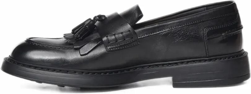 Doucal's Kiltie loafers met kwastje Zwart - Foto 4