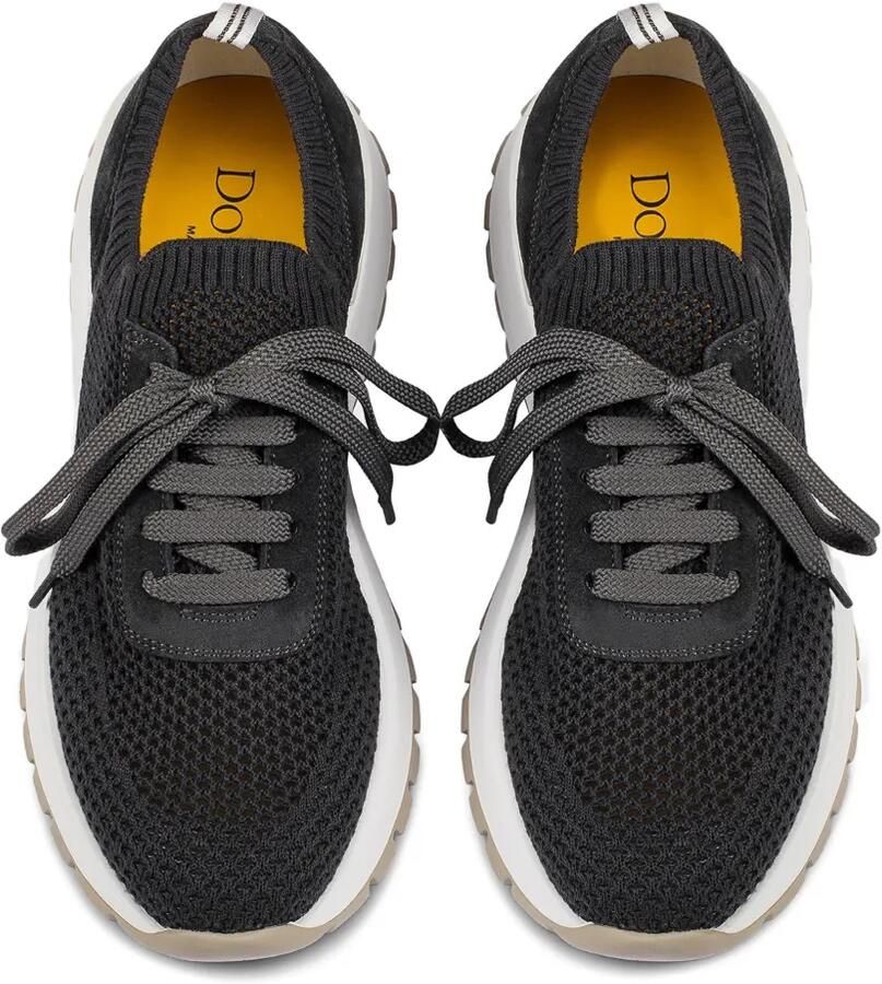 Doucal's Technische suède sneakers Zwart - Foto 2