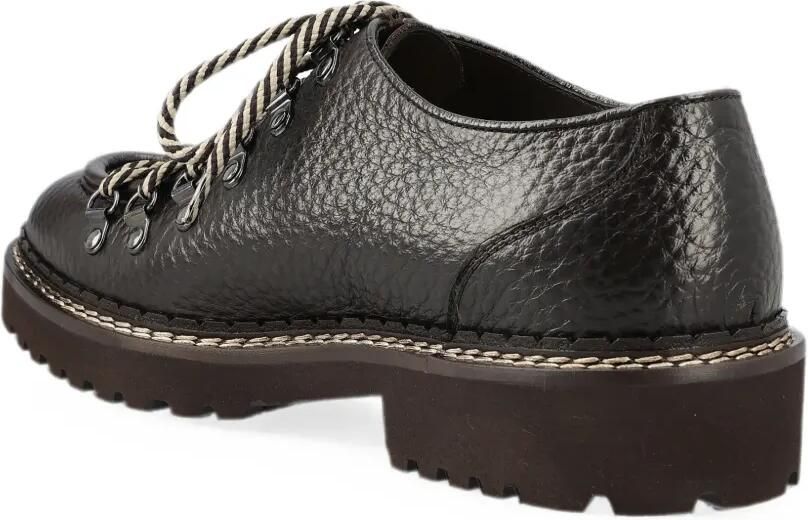 Doucal's Veterschoenen van leer met textuur Bruin - Foto 3