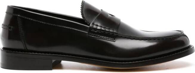 Doucal's Leren loafers Bruin