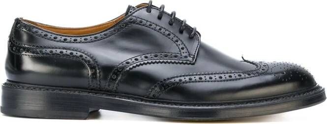 Doucal's lace-up brogues Zwart