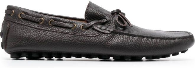 Doucal's Leren loafers Bruin