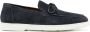 Doucal's Suède loafers met veters Blauw - Thumbnail 1