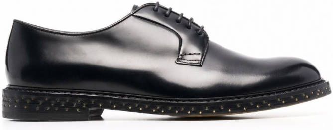 Doucal's Leren derby schoenen Zwart