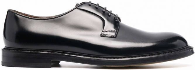 Doucal's Leren derby brogues Zwart