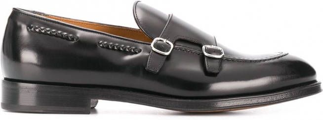 Doucal's Leren gespschoenen Zwart