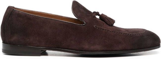 Doucal's Leren loafers Bruin