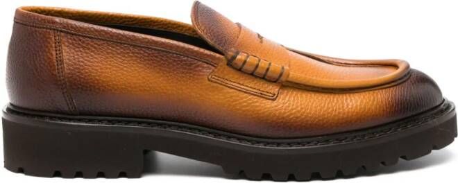 Doucal's Leren loafers Oranje