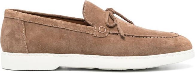 Doucal's Suède loafers Bruin