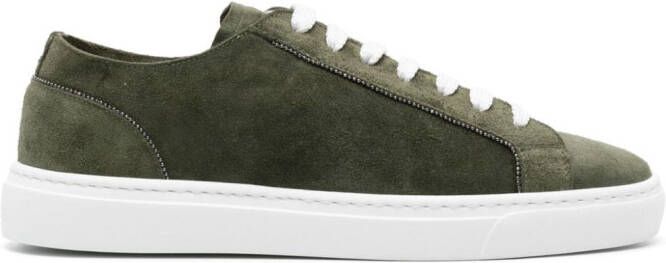 Doucal's Suède sneakers Groen