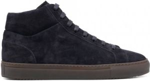 Doucal's Suède veterlaarzen Blauw